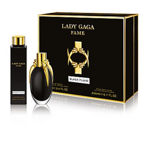lady gaga black fluid gift set